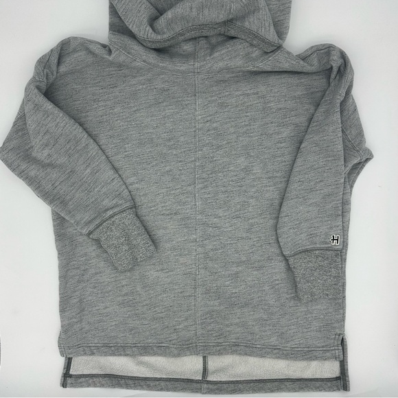 HOMAGE HUSTLE Women's Over Sized Mock Neck Pullover Hoodie Gray Small - Picture 1 of 9